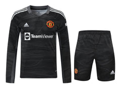 Manchester united Goalkeeper kit Long sleeves Full set - Football DXB