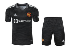 Manchester united Goalkeeper kit Short Sleeves Full set - Football DXB