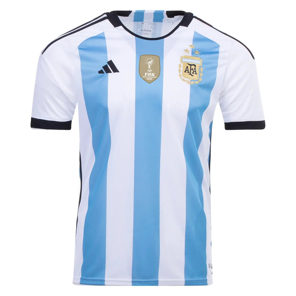 Men's adidas Argentina Home Jersey 2022/23 Three Stars - Football DXB