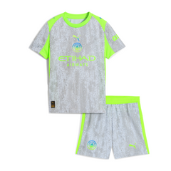 Kids' Manchester City Third Mini Set Shirt & Short 25-26