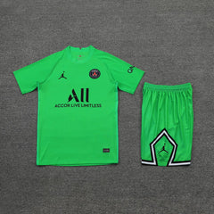 PSG Goalkeeper kit Short sleeves Full set T-shirt and Short - Football DXB