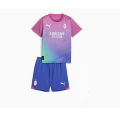 Kids AC Milan 3rd Minikit Full Set Shirt & Shorts