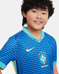 Brazil 2024 Away Mini Kit Full Set Shirt & Shorts