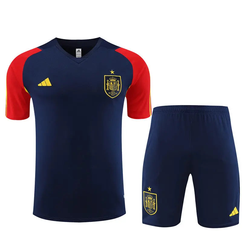 Spanish Short Sleeve Training Suit For Men T-shirt/short Football DXB