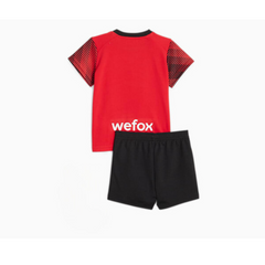 Kids A.C. Milan 23/24 Home Kit Full Set Shirt & Short
