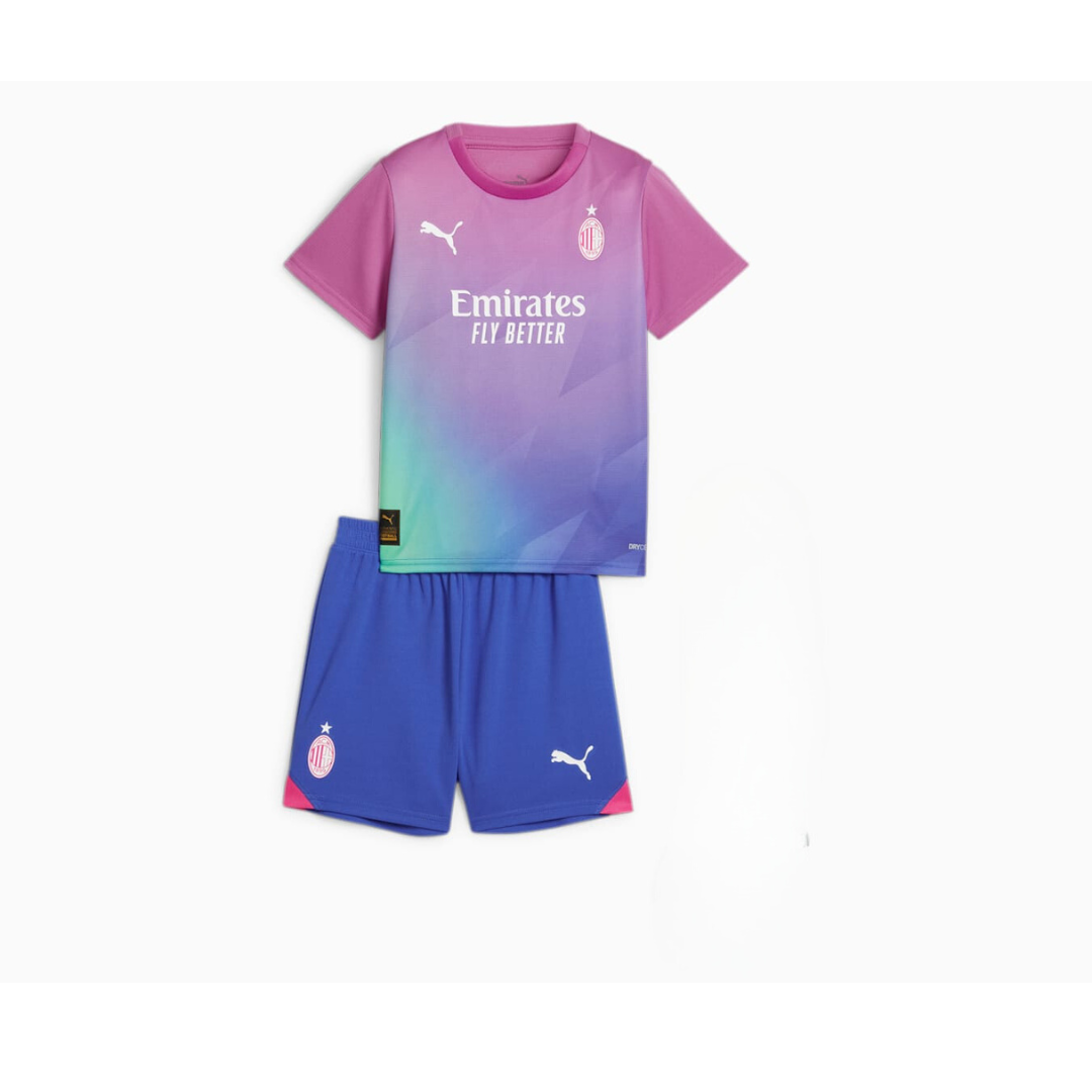 Kids AC Milan 3rd Minikit Full Set Shirt & Shorts